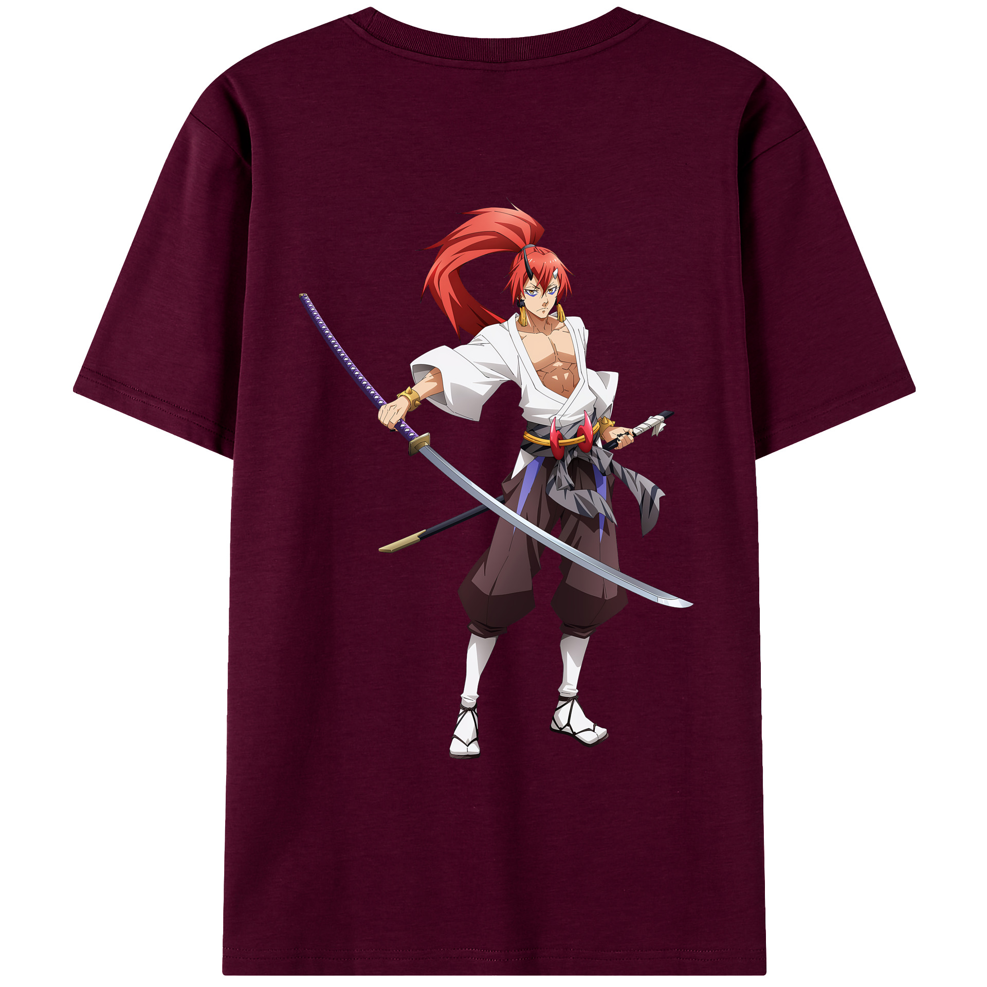 （画像用） 転スラ Regarding Reincarnated to Slime レディース半袖Tシャツ(バックプリント)